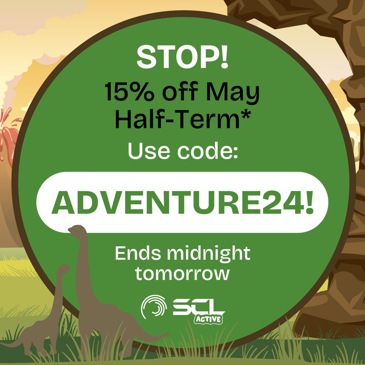 Use code ADVENTURE24! for 15% off*: bit.ly/3NT0ojb

#mayhalfterm 
*offer ends midnight 14/04/24