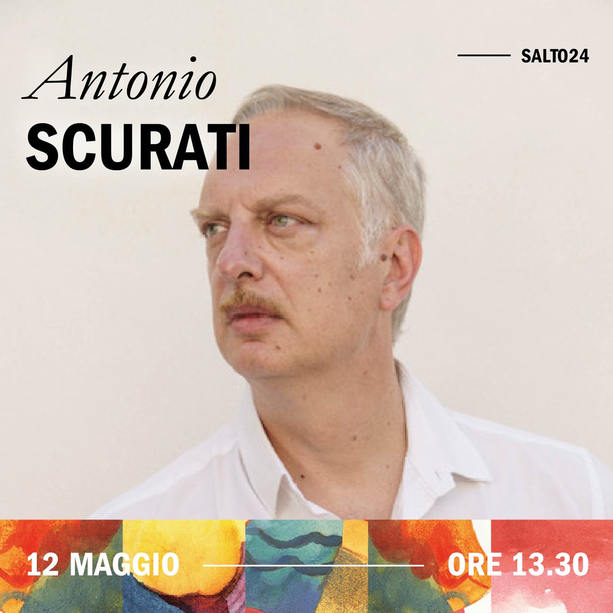 Antonio Scurati presenterà 'Fascismo e populismo' (@libribompiani) al #SalTo24, in dialogo con Annalisa Cuzzocrea (@la_kuzzo). L'appuntamento è alle 13.30 del 12/05, in Sala Rossa. 📷 Greta Stella 🎟️ La biglietteria del #SalTo24 è aperta: salonelibro.it/visita/bigliet…