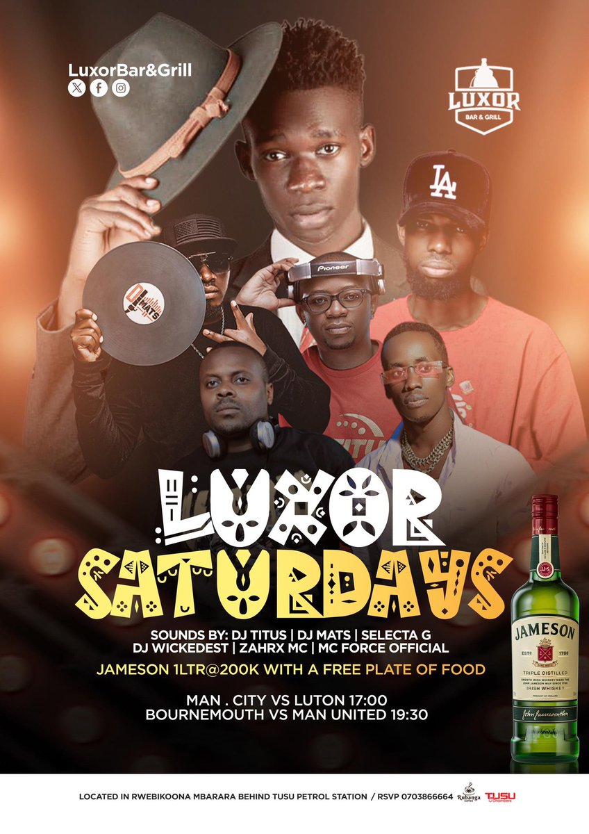 Make sure you visit @LuxorBarMbra tonight for #LuxorSaturday . It's a night of fun