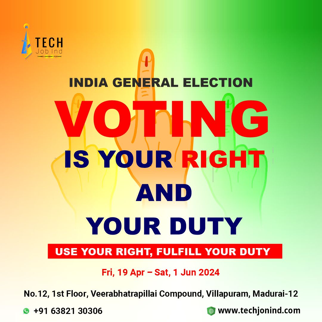 'Casting votes is the foremost responsibility of every citizen of India.'

#electionday #election #vote #elections #voting #politics #iVoted #votingmatters #democracy   #votingrights #yourvotematters #repost #votingday #yourvotecounts #bracezintech #techjobind #techschoolind