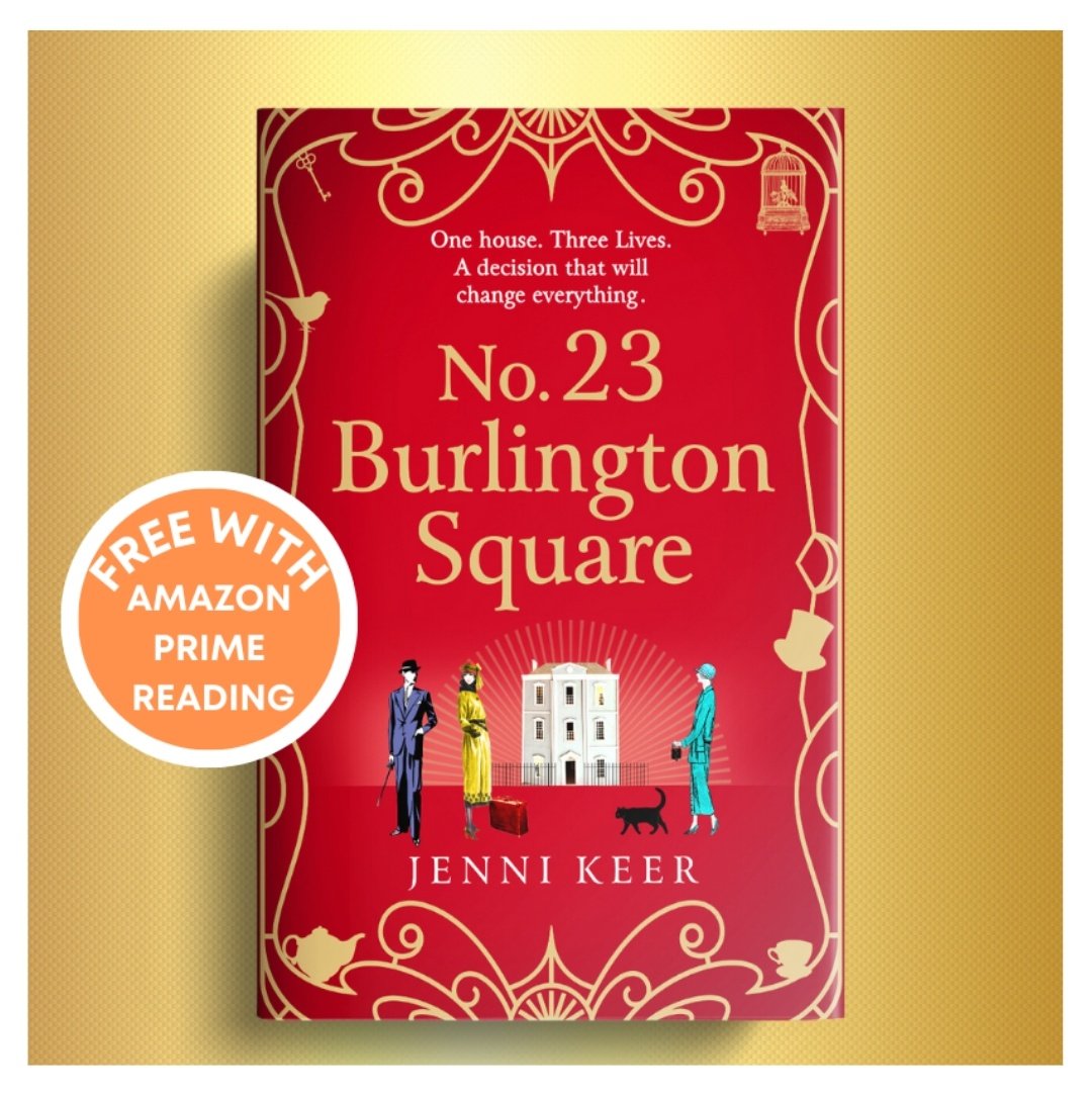 Astonished to realise I'm nearly at 1500 ratings! One house. Three lives. A decision that will change everything... Set in 1927 London, a story of family, friendship and betrayal. mybook.to/burlingtonsqso…