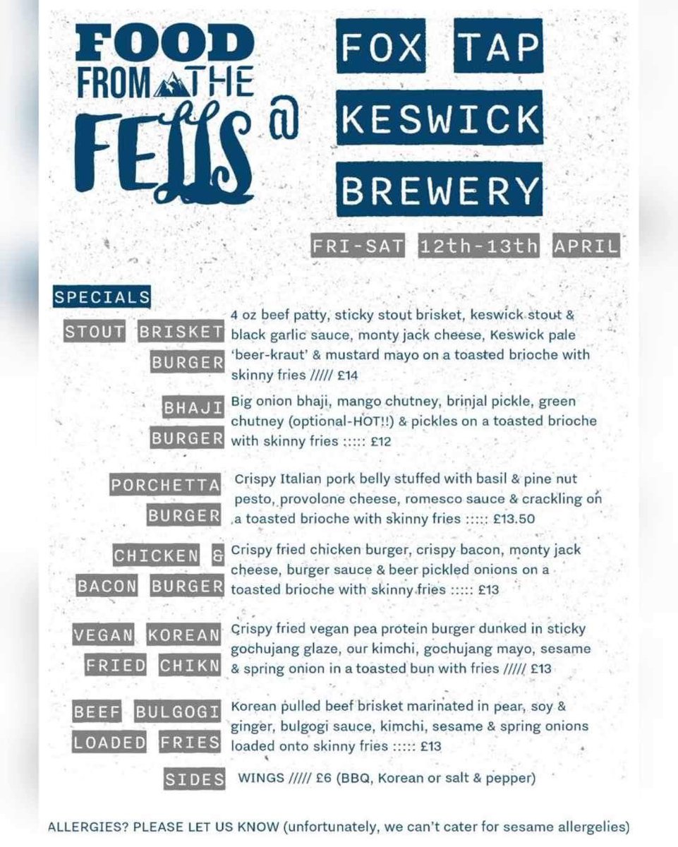 Our 18th birthday celebrations continue today 12–8 Two new beers to try and great food by food from the fells. The music last night was fantastic with more to come today. Come join us and help us celebrate