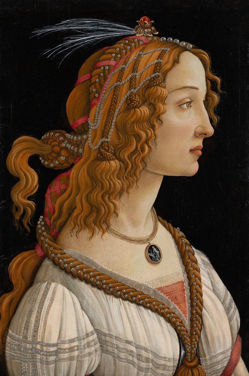 'Portrait of Simonetta Vespucci as Nymph'
{1480}
By ~ Sandro Botticelli