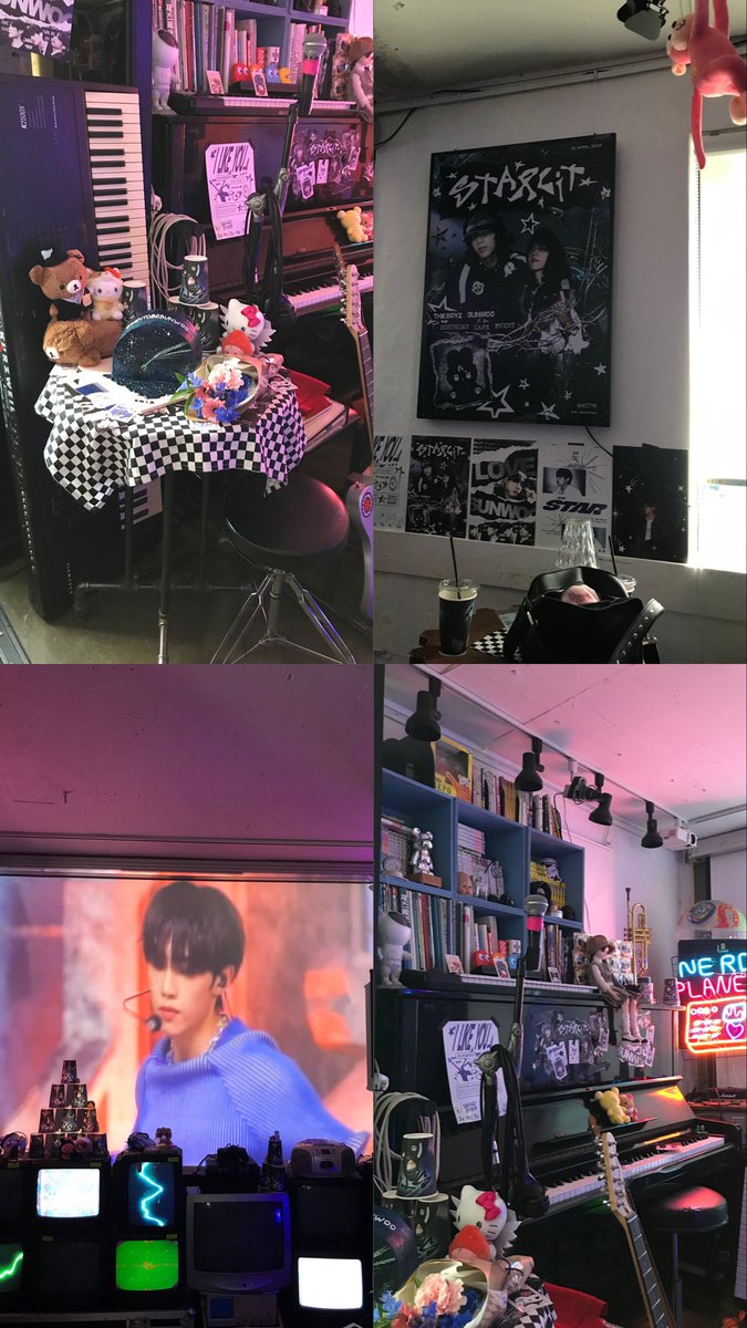 sunwoxlin's tweet photo. 📍카페 홍대 너드플래닛

진짜 힙 했음🖤💜 
개인적으로 제일 내 스타일이였던..

#선우라는별
#BORNTOBESTAR https://t.co/rvhynw1CYi