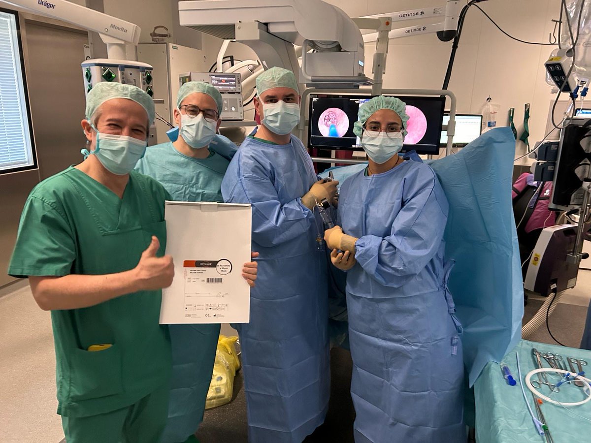 OTosev's tweet photo. https://t.co/Kp4p9GaadA.univ.#Tosev performs first #Optilume Surgery in Karlsruhe Hospital together with Prof. Teber and Dr. Keller.
#urology #urologie #optilume #optilumeprocedure #harnröhre #harnröhrendehnung #bladderproblems #bladder #bladderhealth #bladdercontrol https://t.co/dELnrwE9zr