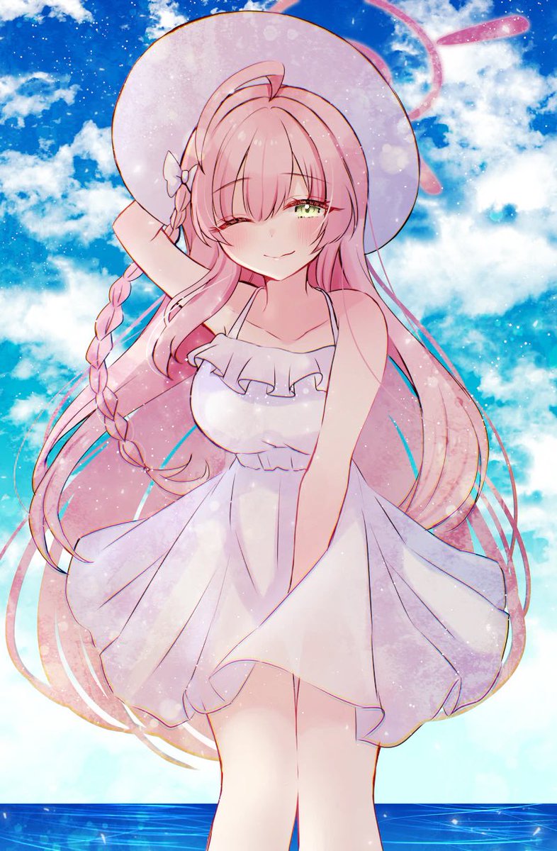 ブルアカ「清楚系美少女ハナコ#ブルアカ #skeb 」|こや💎ブルマ6のイラスト
