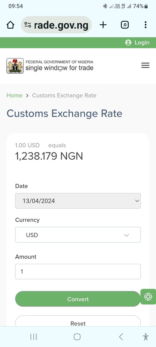 @ruffydfire Why is the customs exchange rate higher than the official rate?