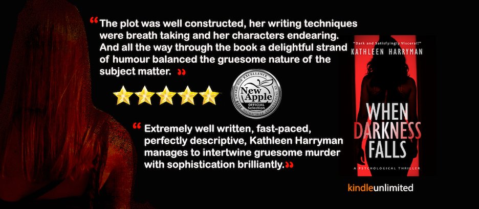 '5⭐️- @KathleenHarrym1 has a terrifying, heart wrenching, thrilling read in her book ‘When Darkness Falls’.' getbook.at/WDF 💫#KindleUnlimited💫 #fiction #suspense #thriller #thrillerbooks #horror #terror #psychological #IARTG #Kindle #books #ebooks #audiobooks