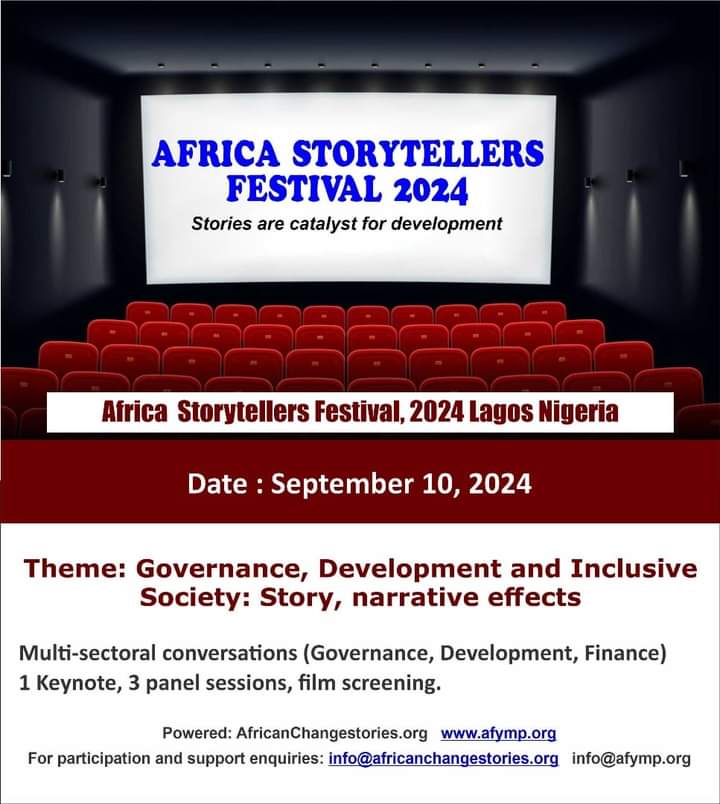 #AfricaStorytellersFestival2024. About 300-500 journalists, broadcasters, Storytellers,Development and finance actors will be there.It is a multi-sectoral conversation:keynote, panel sessions, storytellershub,film screening etc @gijnAfrica @macfound @AfDB_Group