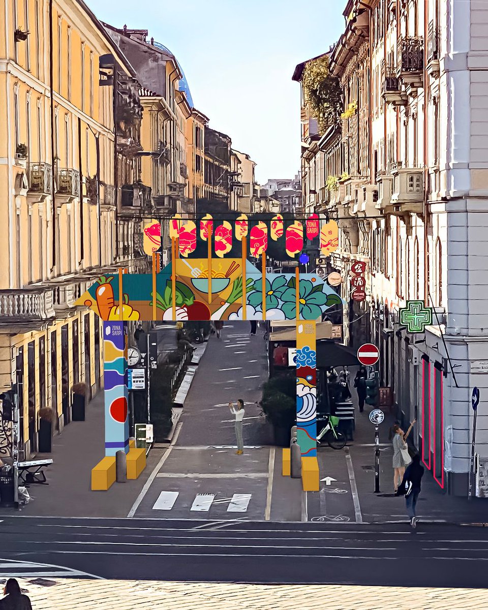 MiTomorrow's tweet photo. «FUSIONE DI CULTURE» 📸

Per la #designweek2024 in Paolo Sarpi la creatività incontra la comunità ⤵️

#milano #13aprile 

@fuorisalone https://t.co/6Q2i8V6kJF