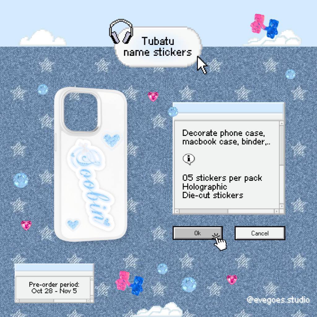 kpopdishopee's tweet image. Txt name stickers ni cantikk! 😍 #cutestickers #pasartxt

Nah link:
shope.ee/20WJOJhbvJ