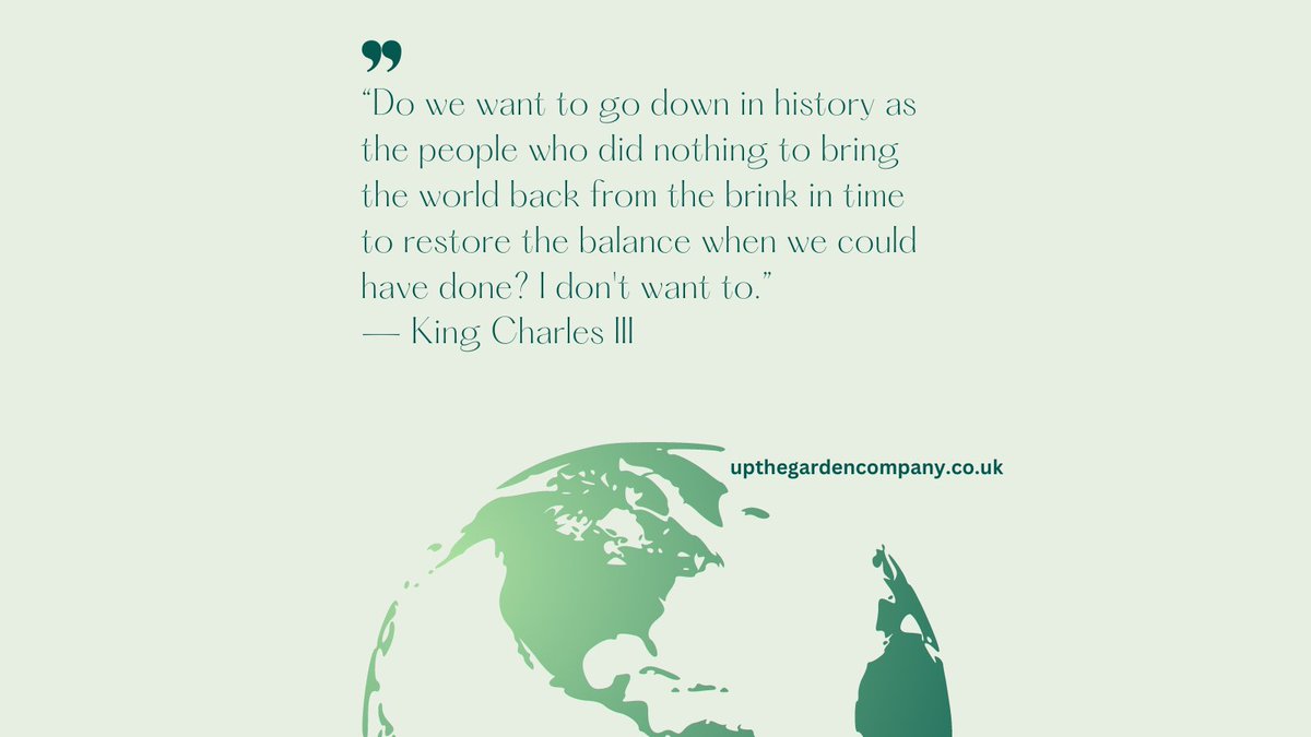 Something to think about today. 😊

#KingCharles #savetheplanet #environment