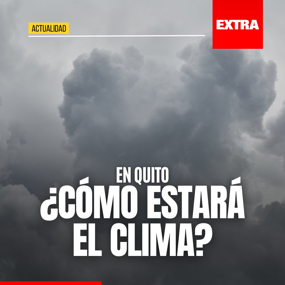 ¿Tienes planeado salir a la calle este 13 de abril? ¡Revisa antes cómo estará el clima en Quito! Y que no te coja desprevenido. 😎 Míralo acá 👉ow.ly/GzuU50RfuVf