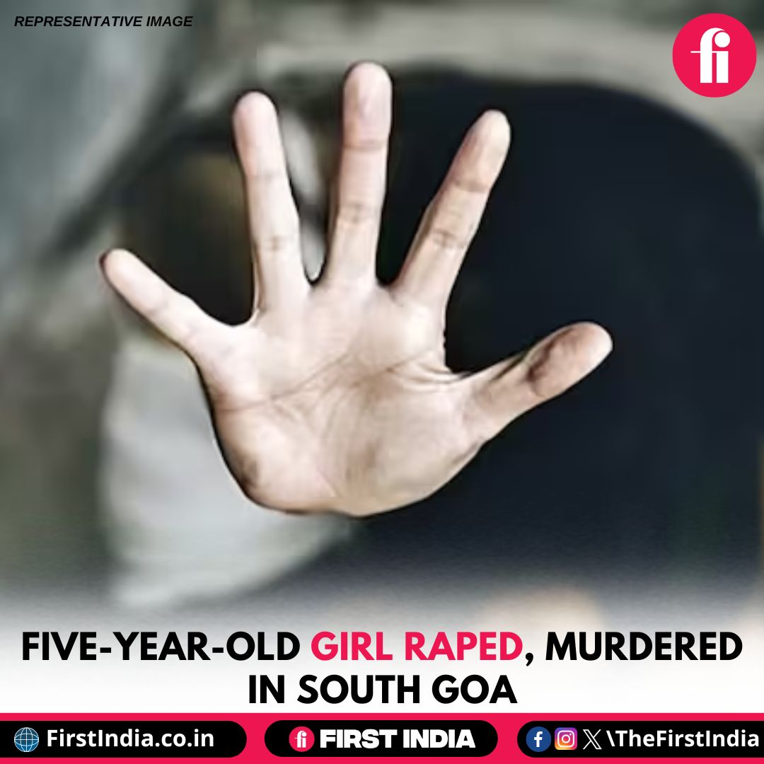 Five-year-old girl raped, murdered in South Goa

More: firstindia.co.in/news/india/fiv…

#rape #SouthGoa #murder #girlrape #CrimeNews