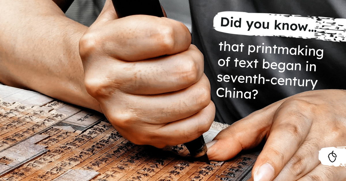 Did you know that the first instance of printmaking of text was in China in the seventh century, when woodblock was used to print text onto textiles? If you #teach year 2, we have a unit on printmaking covering 5 lessons, free to download at thenational.academy/teachers/progr… #ukedchat