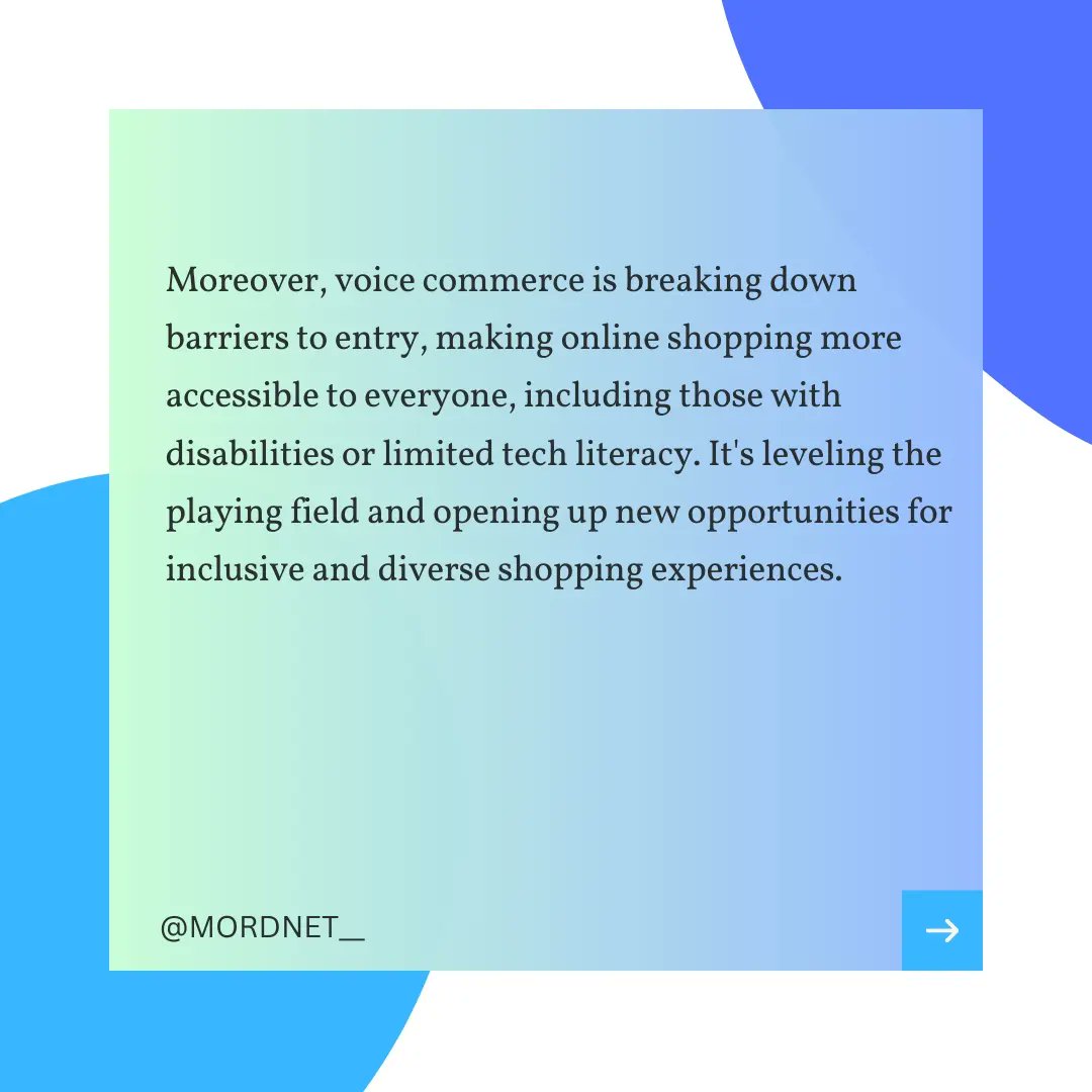 Exploring the potential of voice commerce and its impact on e-commerce. #VoiceCommerce #Ecommerce #FutureOfShopping #Innovation #DigitalTransformation #TechTrends #RetailRevolution