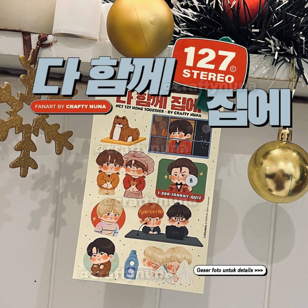 kpopdishopee's tweet image. Nct127 home together chibi stickers 😝 #cutestickers #pasarnct @pasarNCT @pasarNCTmy 

Nah link:
shope.ee/3feXOZgmHL