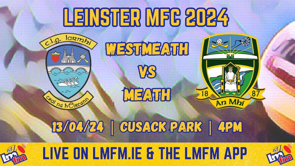 SPORT | A place in the knockout stages is on offer for the Meath and Westmeath minor footballers later in a winner-takes-all clash. We’ll have full radio coverage from 4pm.