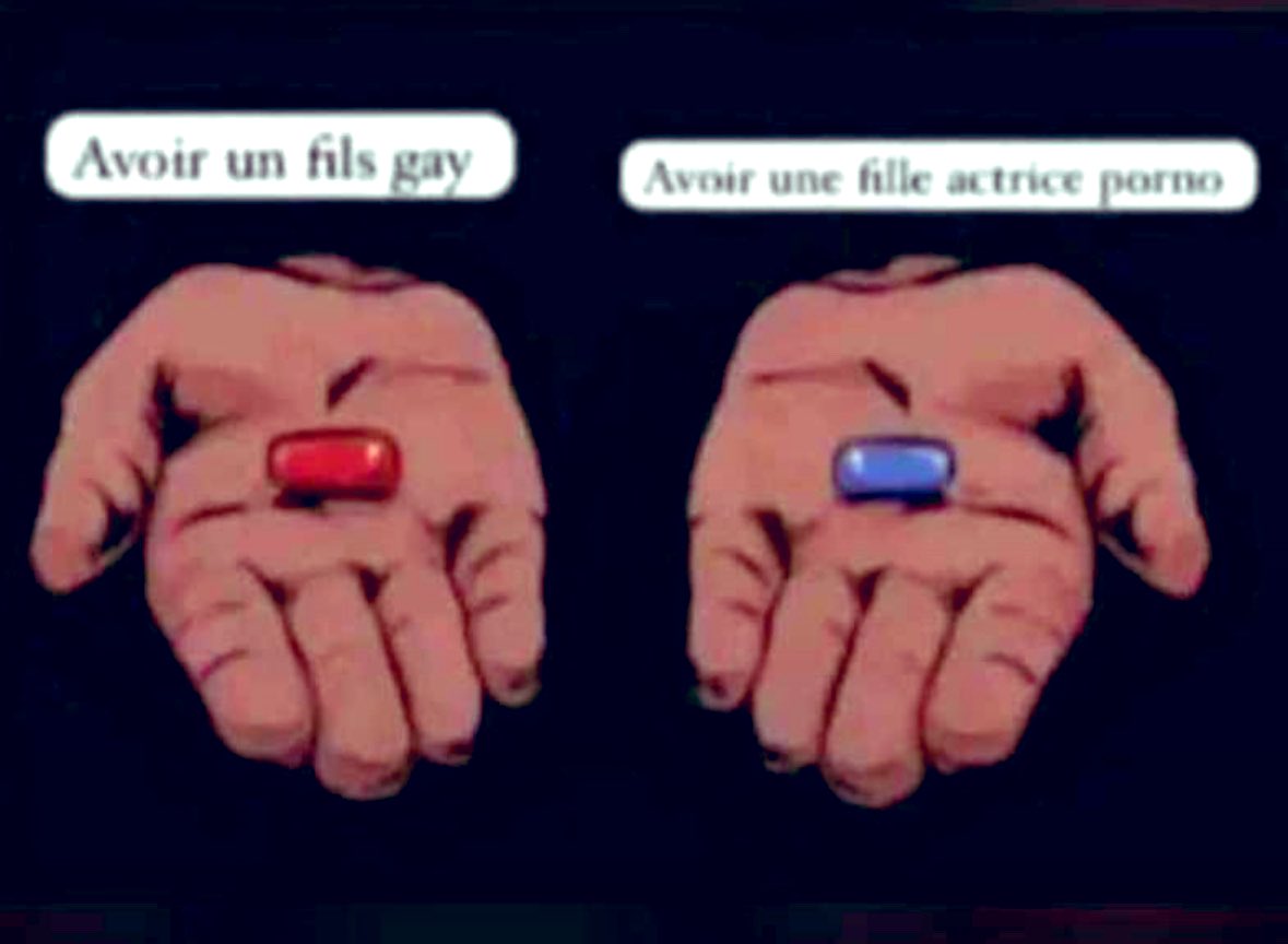 Rouge ou bleu ?