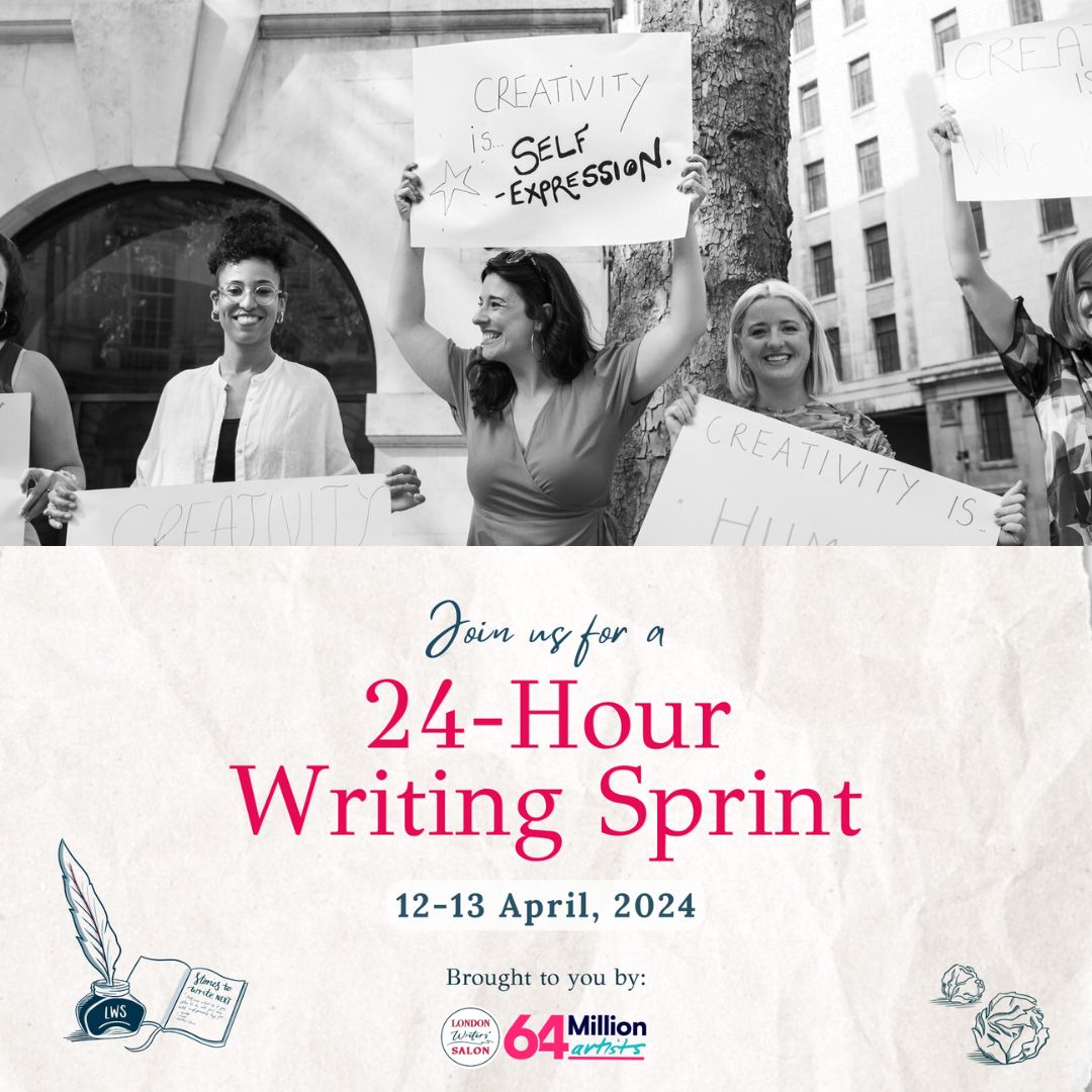 I know what you are doing in 3 hours - nope, I'm not psychic, but guess what? At 1pm today, Join us for @writerssalon 24-Hour Writing Sprint. It's FREE and we're hosting for 1 hour, at 1pm. RSVP here: buff.ly/3vGmdw5