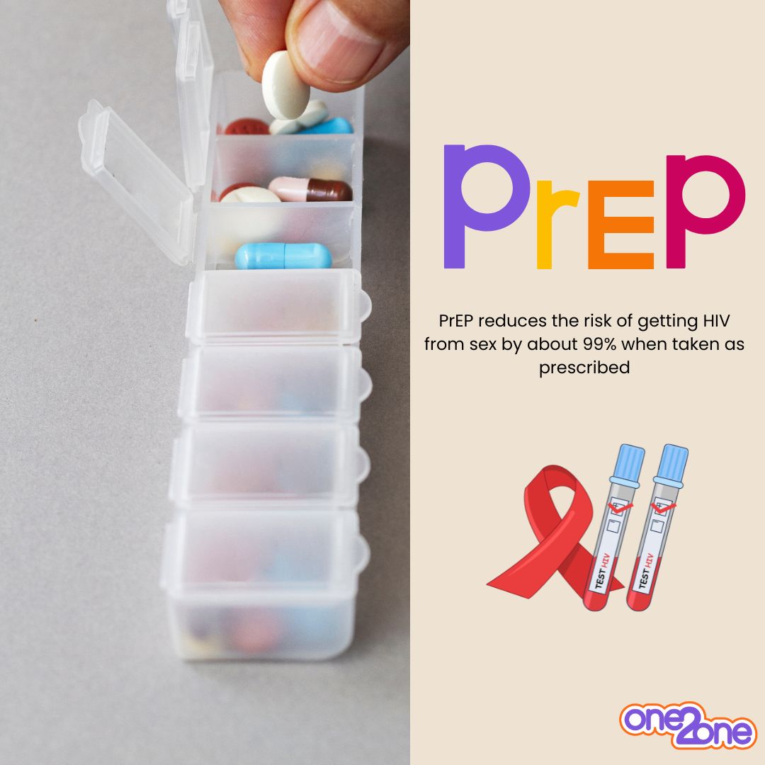 Stay informed and protected: PrEP can reduce HIV risk by up to 99% when taken as directed. Combine it with safe sex practices, regular testing, and open communication about your status for comprehensive prevention. #PrEP #SafeSex #STIprevention #bonganaone2one