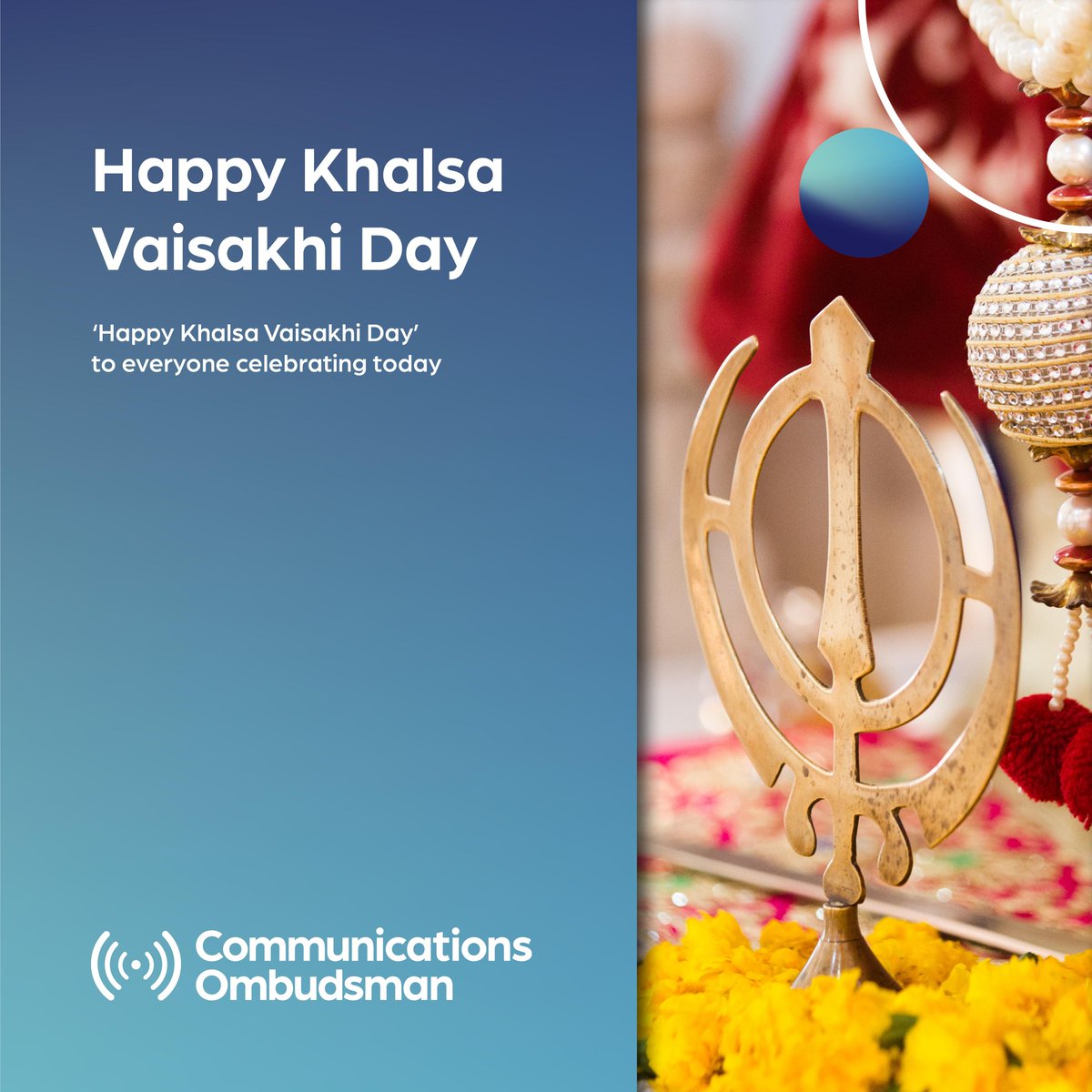 We would like to wish Happy Khalsa Vaisakhi Day to everyone celebrating today.