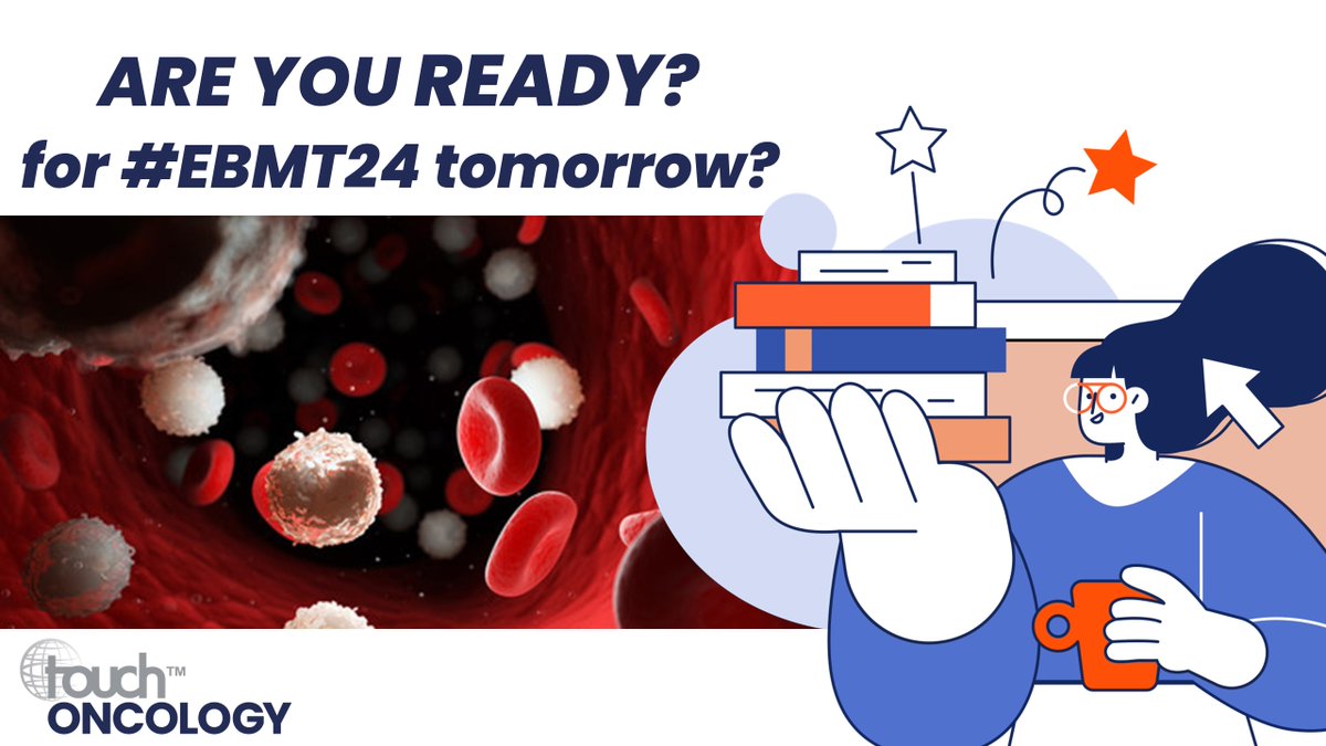 Are you ready for #EBMT24 tomorrow? Don't miss out on the conversation, expert connections, and latest insights in #oncology & #BMT. See you there!touchoncology.com/your-free-10-m… for on-demand content and keep up with all the latest insights. @TheEBMT @TheEBMT_Nurses #MedEd