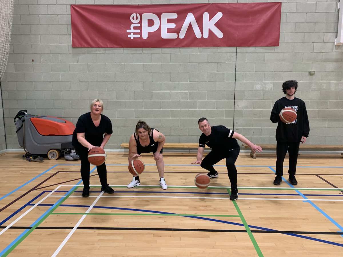 Fitness Friday. Every Friday for the month of April, we have Basketball sessions. The sessions are 12noon-1pm at The Peak Stirling. Come along and give it a try! We cater to all abilities. Contact James on 07920234689 for more information.