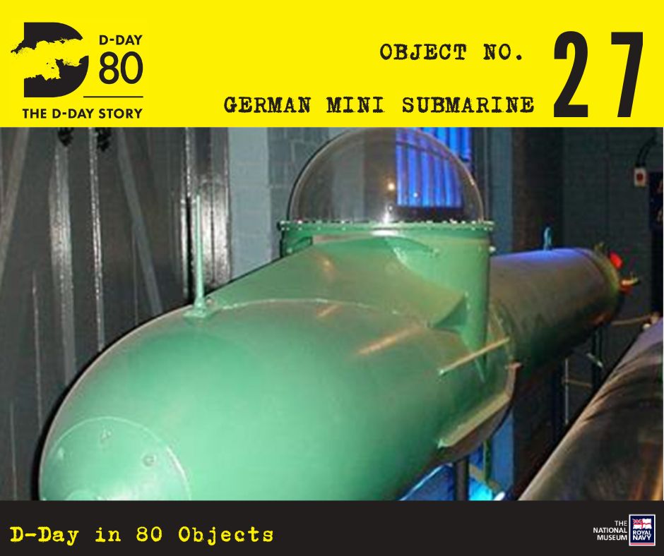 @TheDDayStory and partners present an online exhibition in the lead up to the 80th anniversary of D-Day in WW2 Object 27: This small craft might not look like a huge risk, but German ‘Neger’ torpedoes like this one posed a significant threat bit.ly/3PryxXL #DDay80