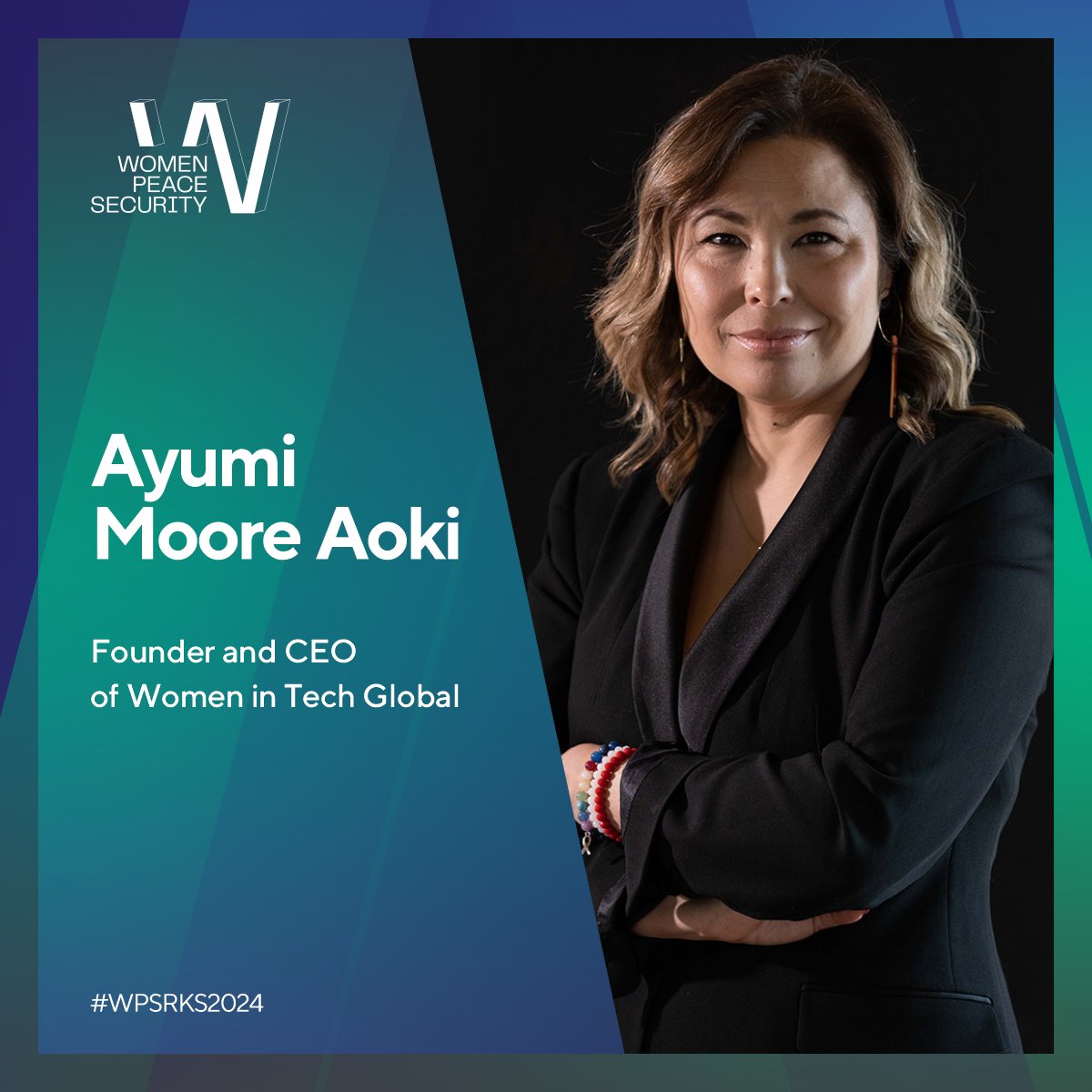 Glad to welcome <a href="/AyumiMooreAoki/">Ayumi Moore Aoki</a> founder of <a href="/WomenInTechOrg/">Women in Tech® Global</a> to the WPS Forum 2024! 

#WPSRKS2024
15-16 April 2024
🇽🇰 Prishtina, Kosovo
👉 wpsforum-rks.org