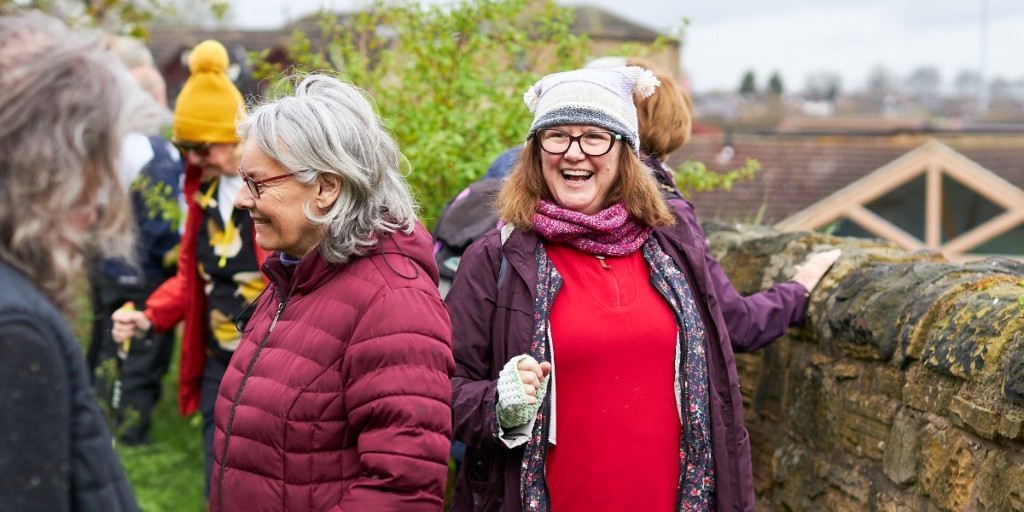 Earlier this week, historian Barbara Phipps led a 'Walls and Wildlife' walk where visitors learned all about the fascinating history of Waterton's Wall, which was recently given Grade II listed status by @HistoricEngland! 📸 Nick Singleton #OurYear2024 #CultureGrantWFD