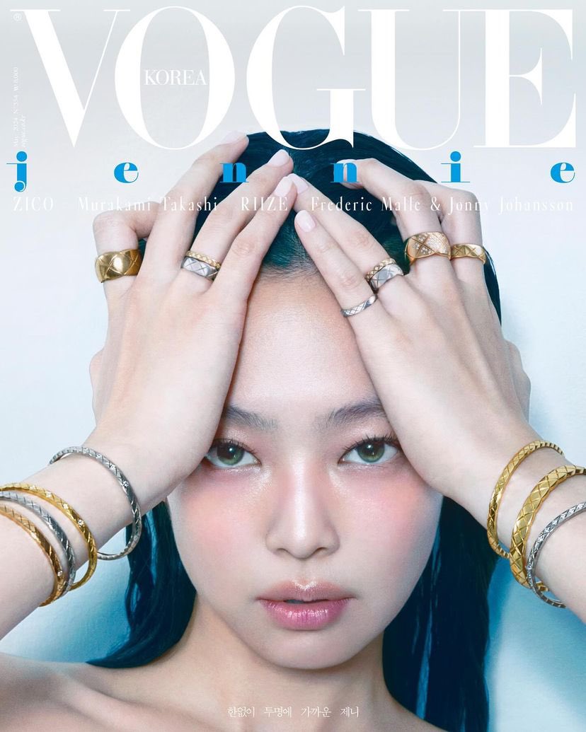 NEWSJENNlE's tweet photo. 📸 240413 #JENNIE for Vogue Korea https://t.co/Vj97CYL3V7