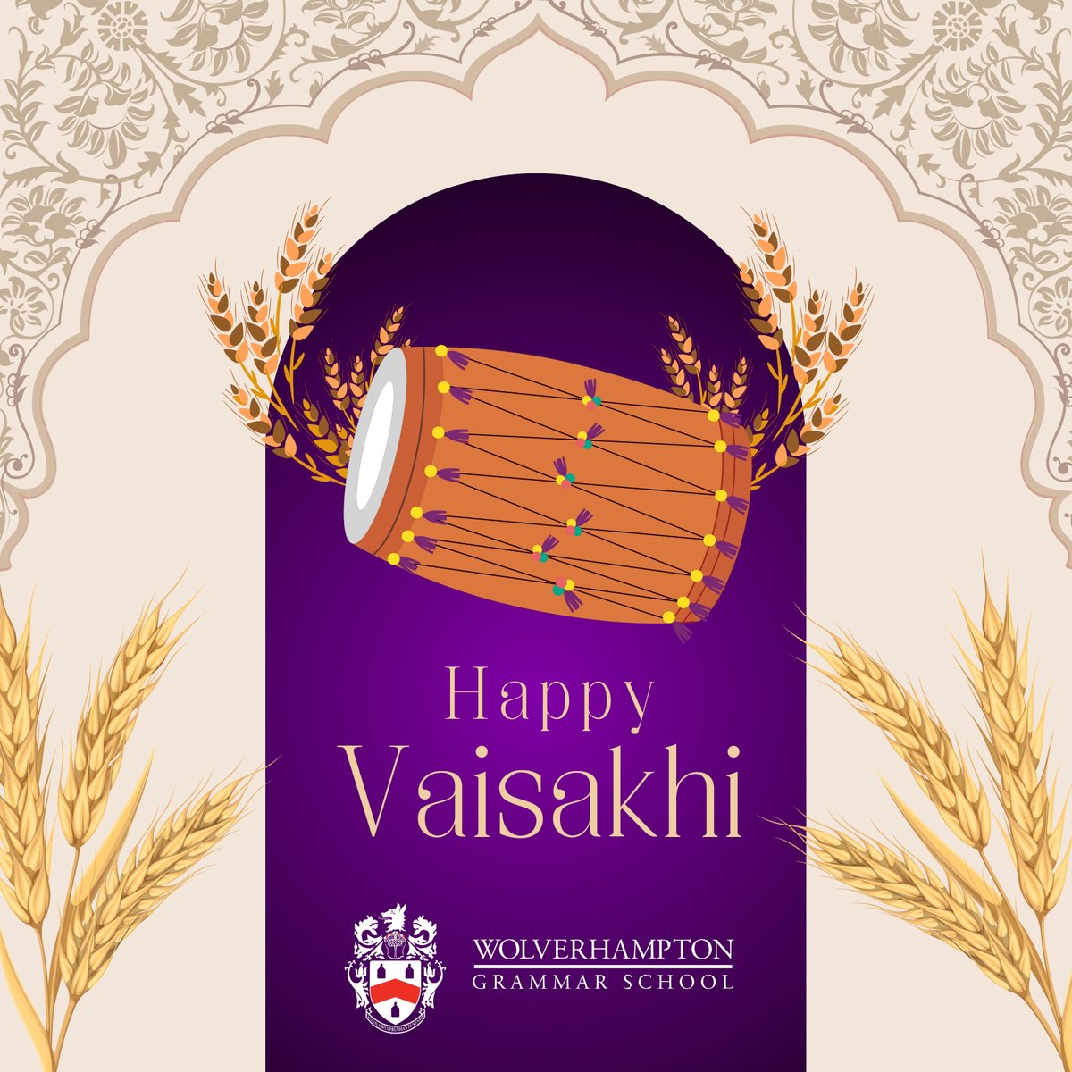 Happy Vaisakhi to our WGS community! 🌾 Today, we celebrate the Sikh New Year - a time of harvest, reflection, and new beginnings. May this Vaisakhi be filled with joy, delicious food and meaningful celebrations. #WeAreWGS #Vaisakhi #Wolverhampton