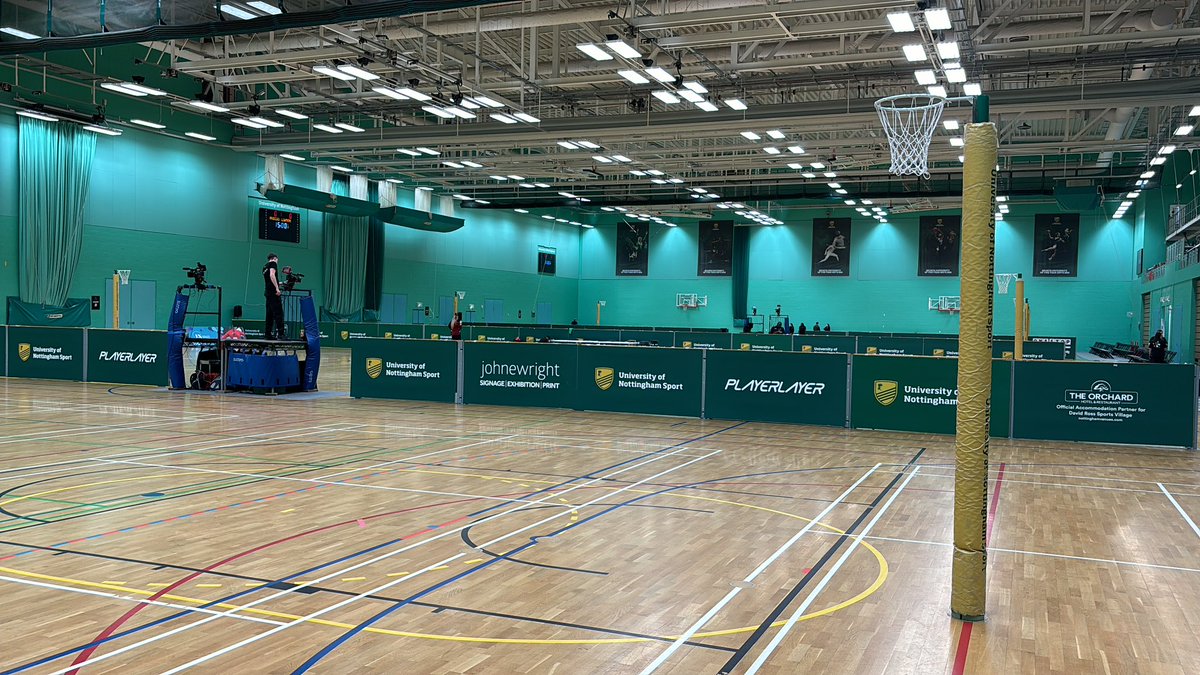 The calm before the storm @UoNSport - closing weekend 23/24 #proudcoach #gameday #netball #aStormisComing