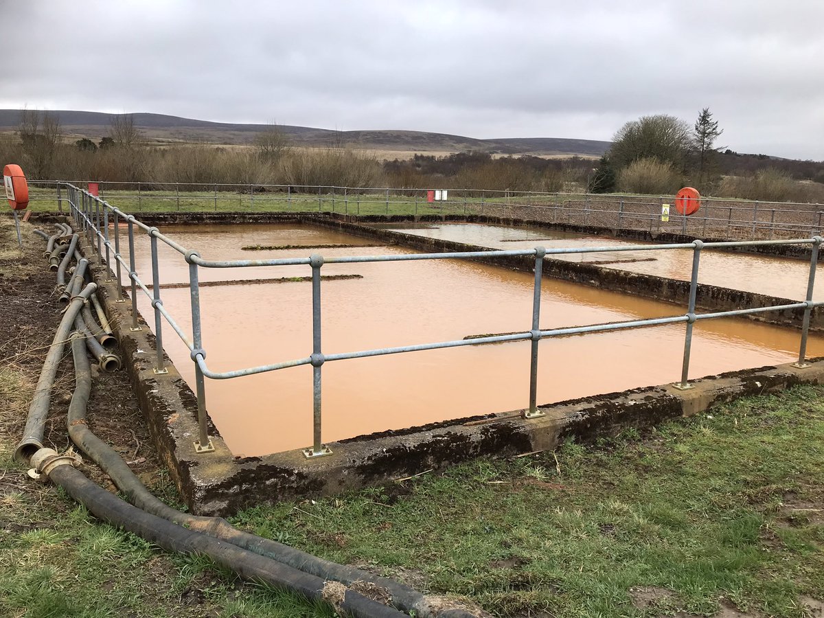 A dreich Easter wander over the former Kames Colliery (ca. 1870 to 1968) site #Muirkirk #Ayrshire and the mine water treatment plant #coal #miningheritage #AMD #pollution