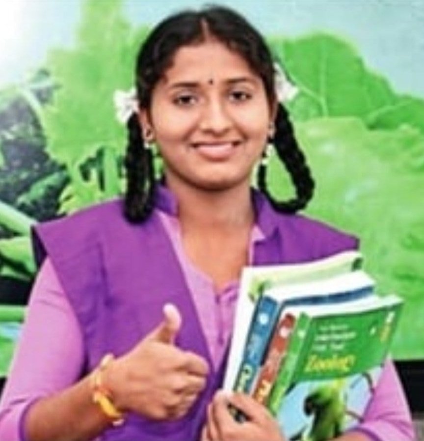 One of those stories I love: Nirmala has topped Intermediate First year (class 11) exam in #AndhraPradesh scoring 421/440; teenager had escaped becoming #ChildBride with help from #AdoniMLA & #Kurnool district collector #GSrujana; aspires to become IPS officer & help #GirlChild