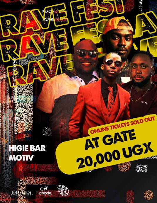 m_muheesi's tweet photo. Online tickets sold out; at the gate 20k
#ravefest https://t.co/EtTNM1KPZ6