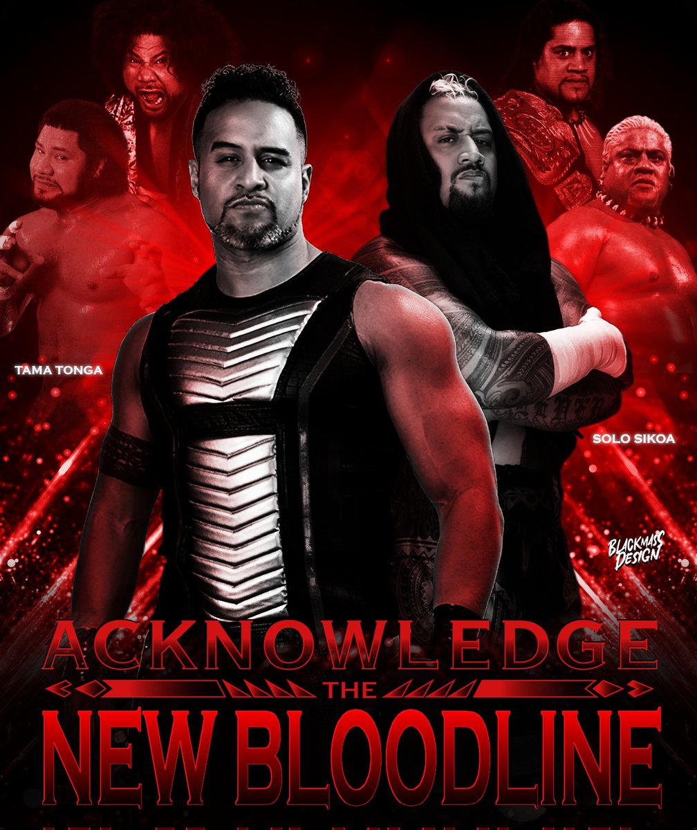 So happy for #TamaTonga ! ACKNOWLEDGE the new #Bloodline ☝️ #SmackDown #WWE @Tama_Tonga