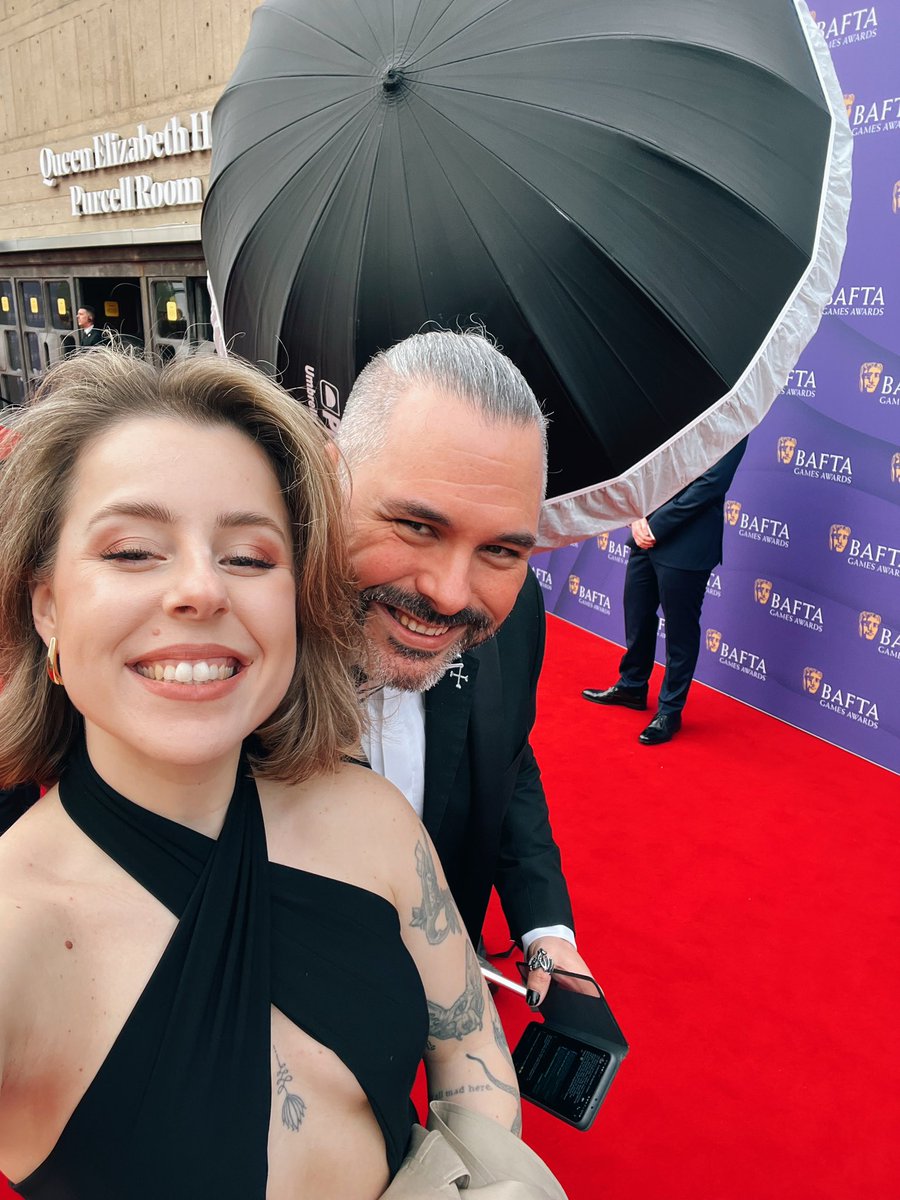 Katte_B's tweet photo. Now that I’ve had the whole of Friday to rest and take in the last few days - woah! First time at #BAFTAGamesAwards  - what an incredible experience. So honoured to have been able to celebrate such talent! Congratulations to all the winners! 🌟 https://t.co/5EYJIzF7az