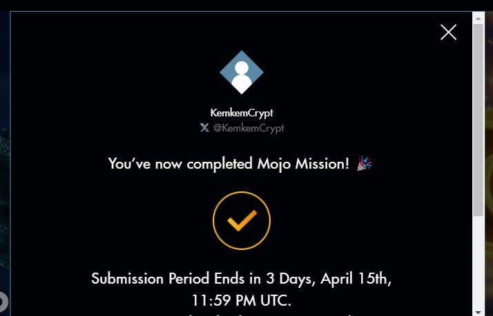🔔 $MOJO mission has ended. You’ve 2 days to submit your wallet & email. 🪂 Mojo Mission: Submit Wallet Address. (Ethereum) 📂Page will be opened until Monday, April 15th 11:59pm UTC 📍Visit: forge.gg/home/featured-… ✨Select the 'CLICK HERE…