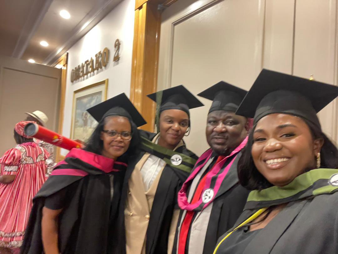 NamFELTP's tweet photo. Massive Congratulations to our Disease Detectives on their graduation with MSc in Applied Field Epidemiology and Laboratory Management 👏🍾🎉🍾.. #Unamgraduations2024 https://t.co/LrdpNZaLYR