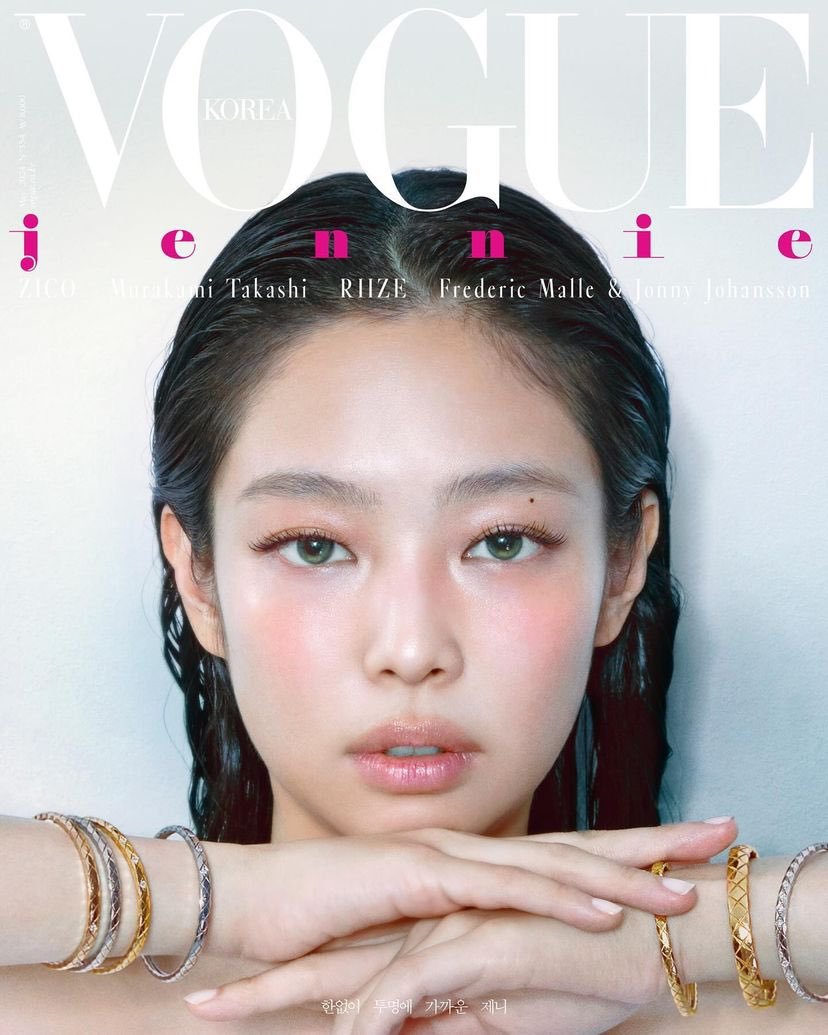 Jennie looks jaw dropping for Vogue Korea.