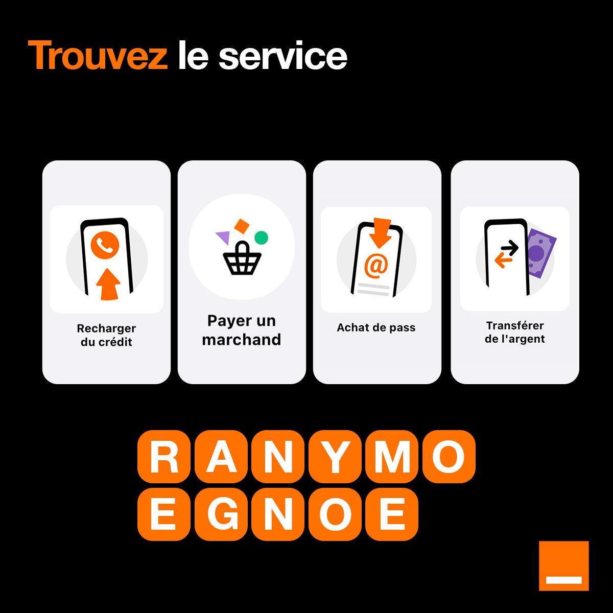orangeguinee_gn's tweet photo. Des cadeaux à remporter ce week-end🥳

Trouve le service et gagne une recharge de 50.000 GNF🎁

Les 3 premières et les 2 dernières personnes à trouver la bonne réponse seront désignées gagnantes du jeu

🛑Fin : Ce lundi 15 avril à 10h00

#OrangeVousAccompagne #InstantPause #Yigui https://t.co/w3sdIJHekN