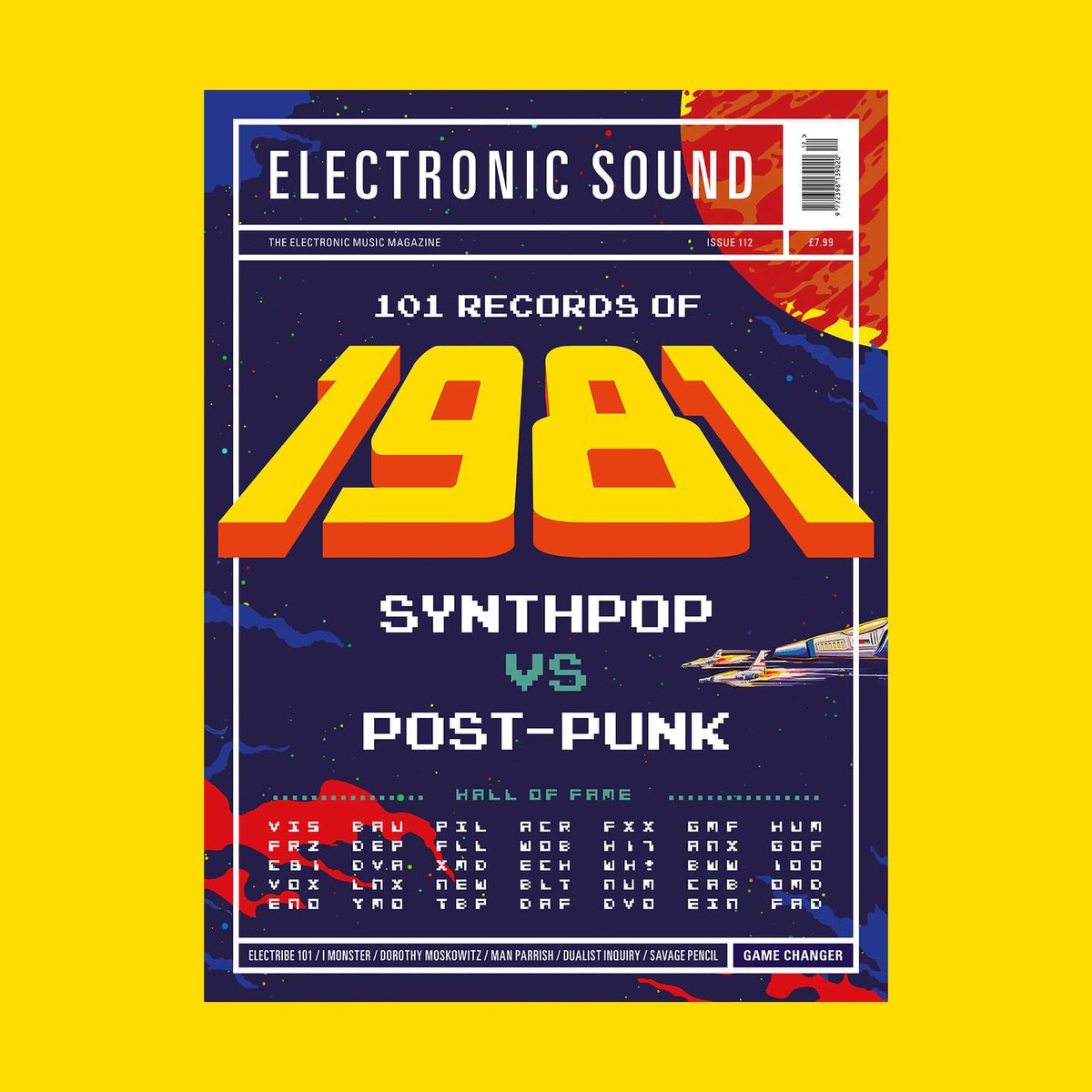 It’s the first weekend in UK shops for the new Electronic Sound. This month’s cover feature is 101 RECORDS OF 1981 – SYNTHPOP VS POST-PUNK and you can also buy the mag bundled with a green vinyl three-track EP featuring THE FALL, JAH WOBBLE and BLURT at electronicsound.squarespace.com/shop/magazine