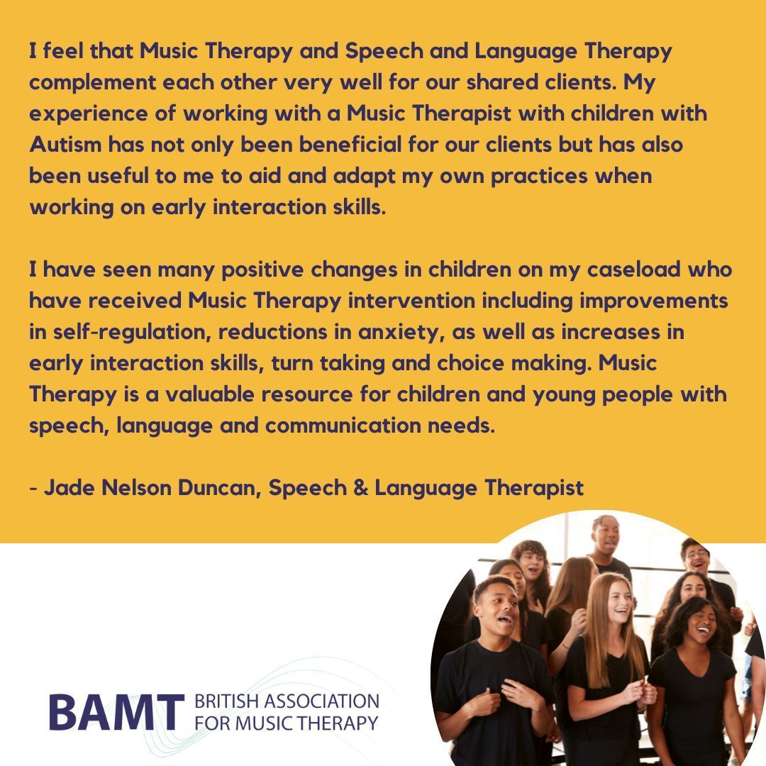 What do other Allied Health Professionals think of Music Therapy and how does it relate to their work? Check out the feedback below to find out. Stay tuned for more insights into Music Therapy until Monday for #WorldMusicTherapyWeek.