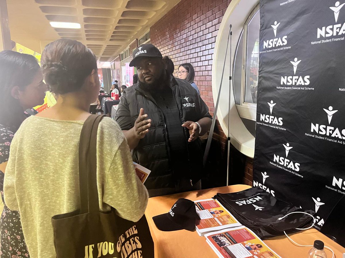 @myNSFAS is today at the @UKZN Open Day- Westville Campus, to speak to learners about available funding opportunities. #UKZNOpenDay #NSFAS2024