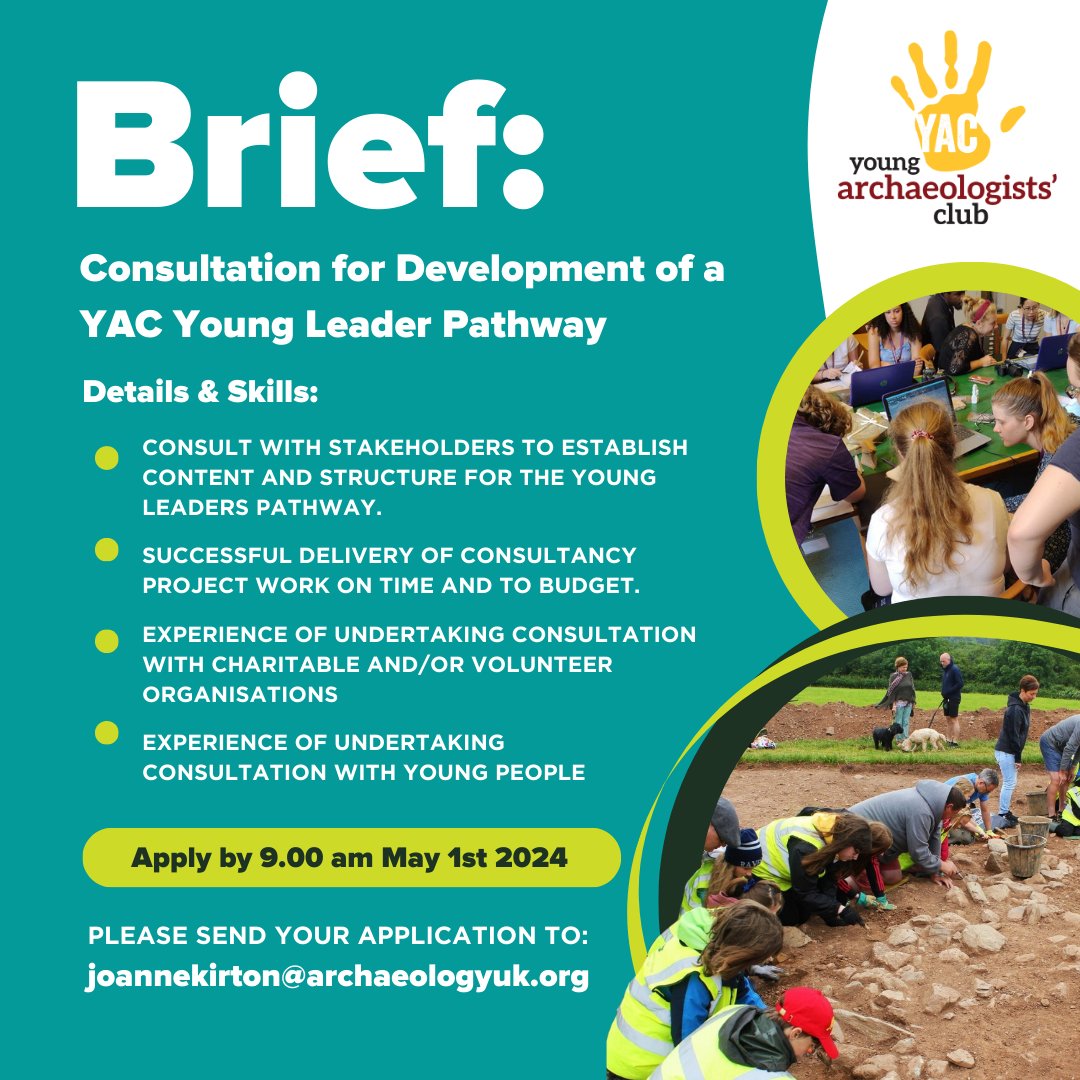🔍💼 Exciting Opportunity Alert! 💼🔍 Are you ready for your next challenge? We are seeking a consultant to lead the initial consultation for developing our post-16 offer titled 'Young Leader Pathway'. Find out more about the project and apply here bit.ly/4aDg9nm