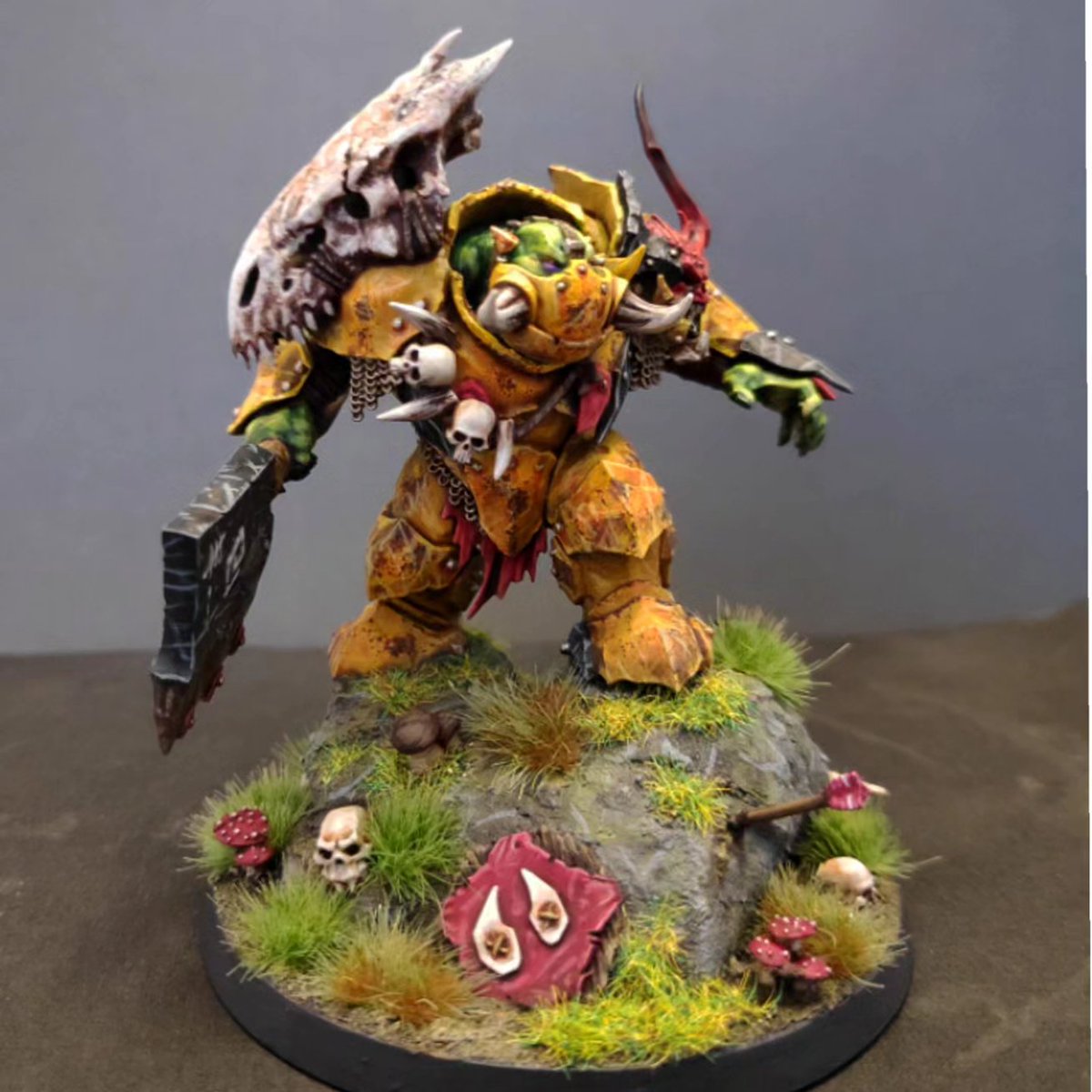 orkdorkwork's tweet photo. Warhammer Age of Sigmar Megaboss 

#warhammer #WarhammerCommunity #Ageofsigmar #orc #ork #miniature #PaintingWarhammer https://t.co/lChSNRUpnd