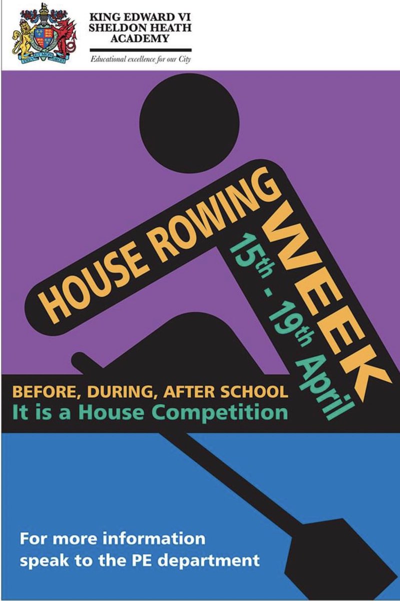 The excitement has been building for rowing week next week! We have new challenges this year: how far can you row in 30s/1min/2mins and how fast can you row 100m/300m/500m? See you on Monday morning at 8:15! @KESHAcademy