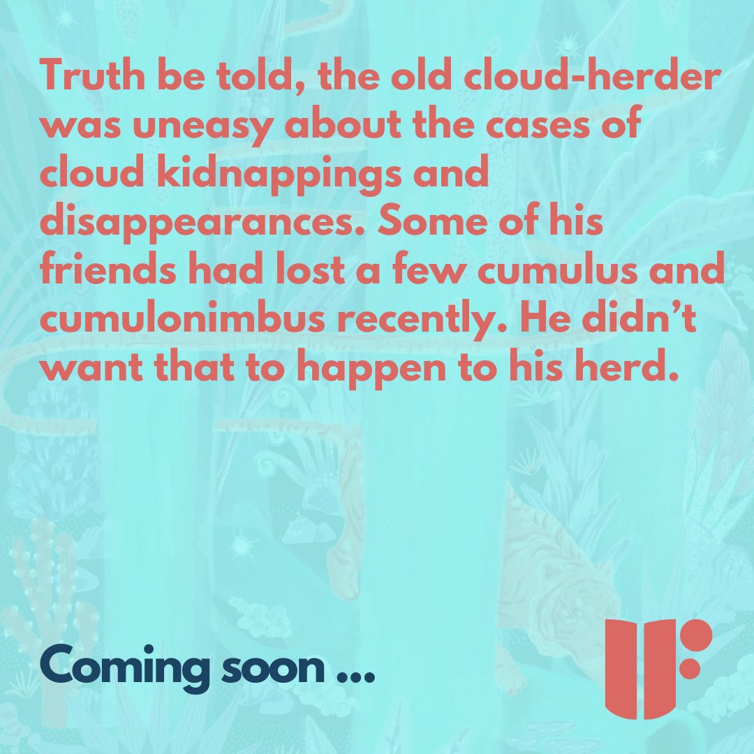In a rain-starved world, cloud-herding is the need of the hour. @gigiganguly’s spectacular collection of odd stories about the natural world is our first #IF title. Coming to bookstores near you on Monday. #IF #SpeculativeFiction